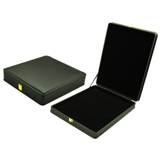Black Leather (Black Interior) Jewelry Boxes