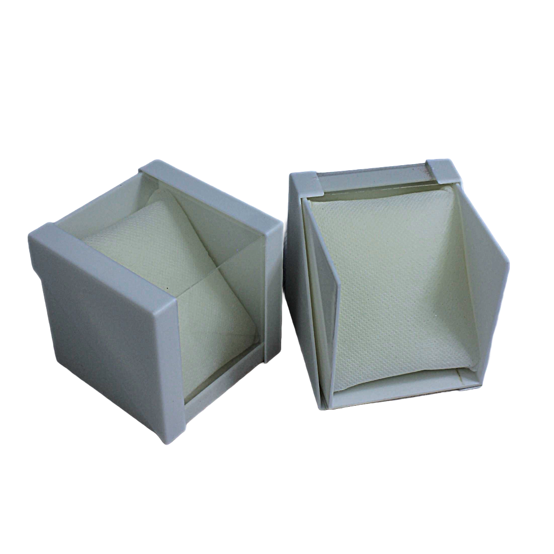 Beautiful White Plastic Transparent Lid Watch Box
