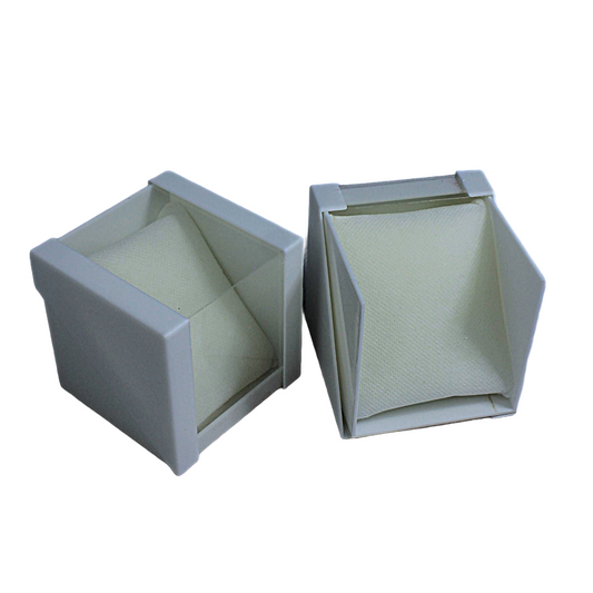 Beautiful White Plastic Transparent Lid Watch Box