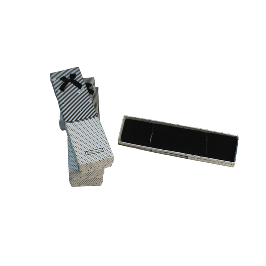 Black & White Texture Cardboard Jewelry Boxes