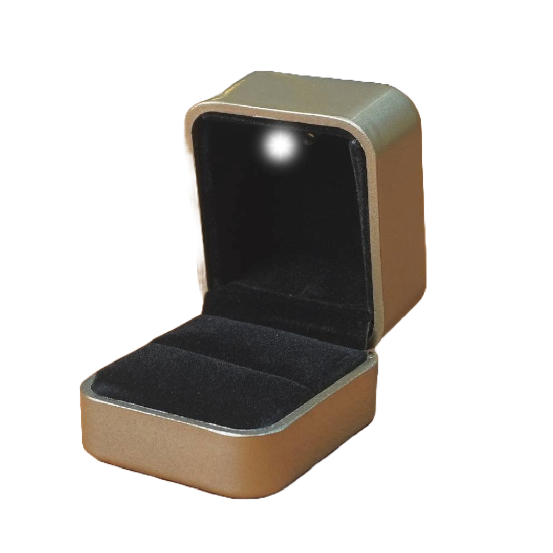 LED Ring Box with Glossy Lacquer Finish (Small)
