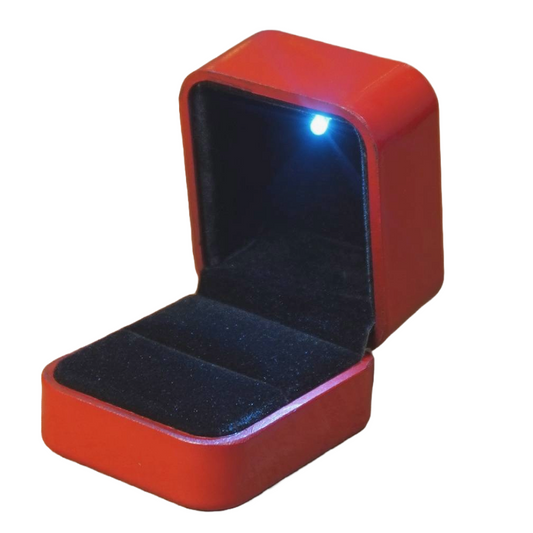 LED Ring Box with Glossy Lacquer Finish (Small)