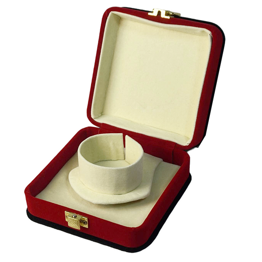 Leather & Velvet in Red & Black Jewelry Boxes