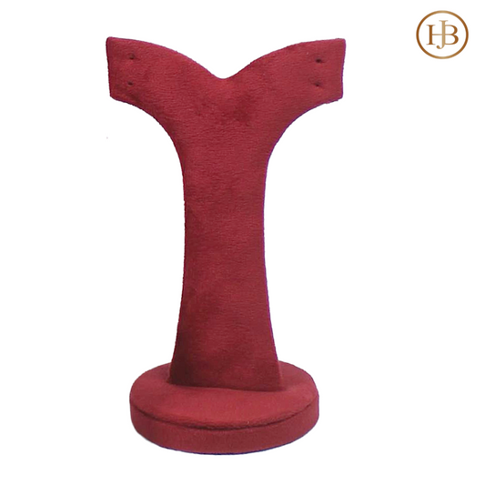 Velvet Y-Shaped Earring Display Stand