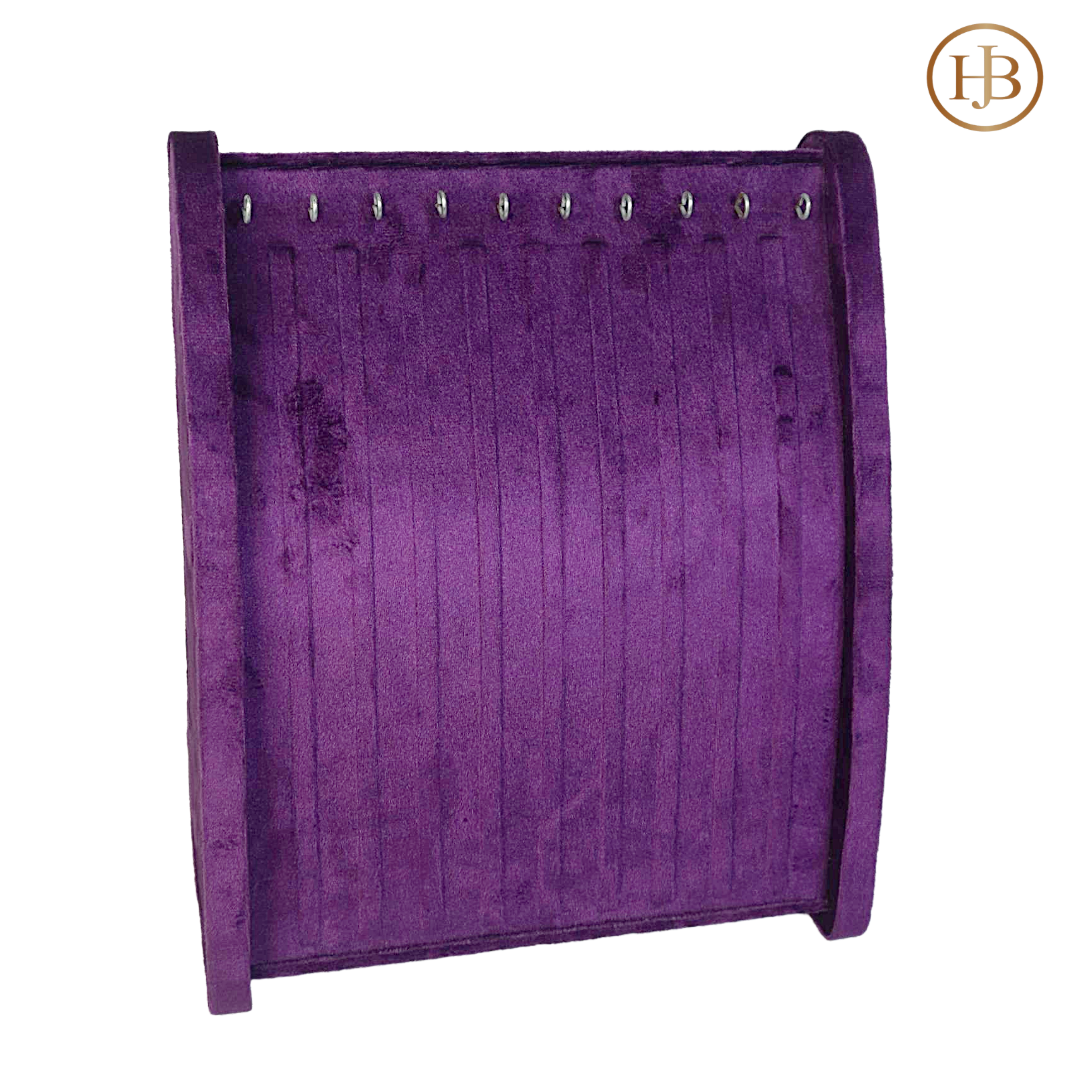 Velvet 10 Pcs Chain & Bracelet Display Stands