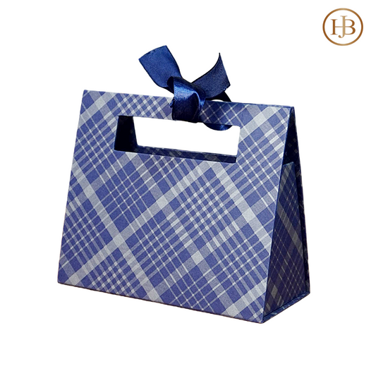 Ribbon Clutch Gift Box – Elegant Handbag-Style Packaging