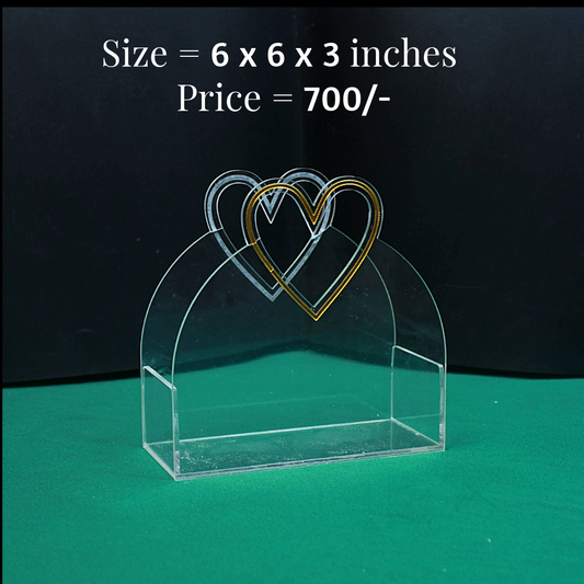 Heart Handle Acrylic Box
