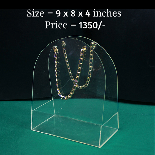 Chain Bag Shape Acrylic Box