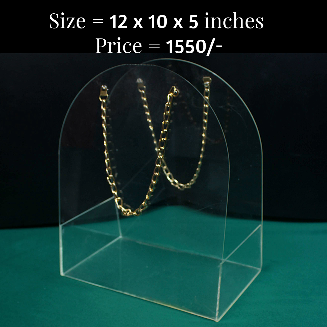 Chain Bag Shape Acrylic Box