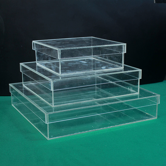Acrylic Elegance Storage Boxes, Birthday Gift, Wedding Celebration