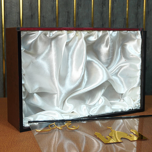 Acrylic Window Briefcase Gift Box
