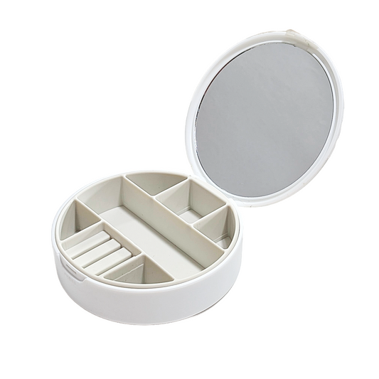 Multi Color Mini Jewelry Organizer With Mirror