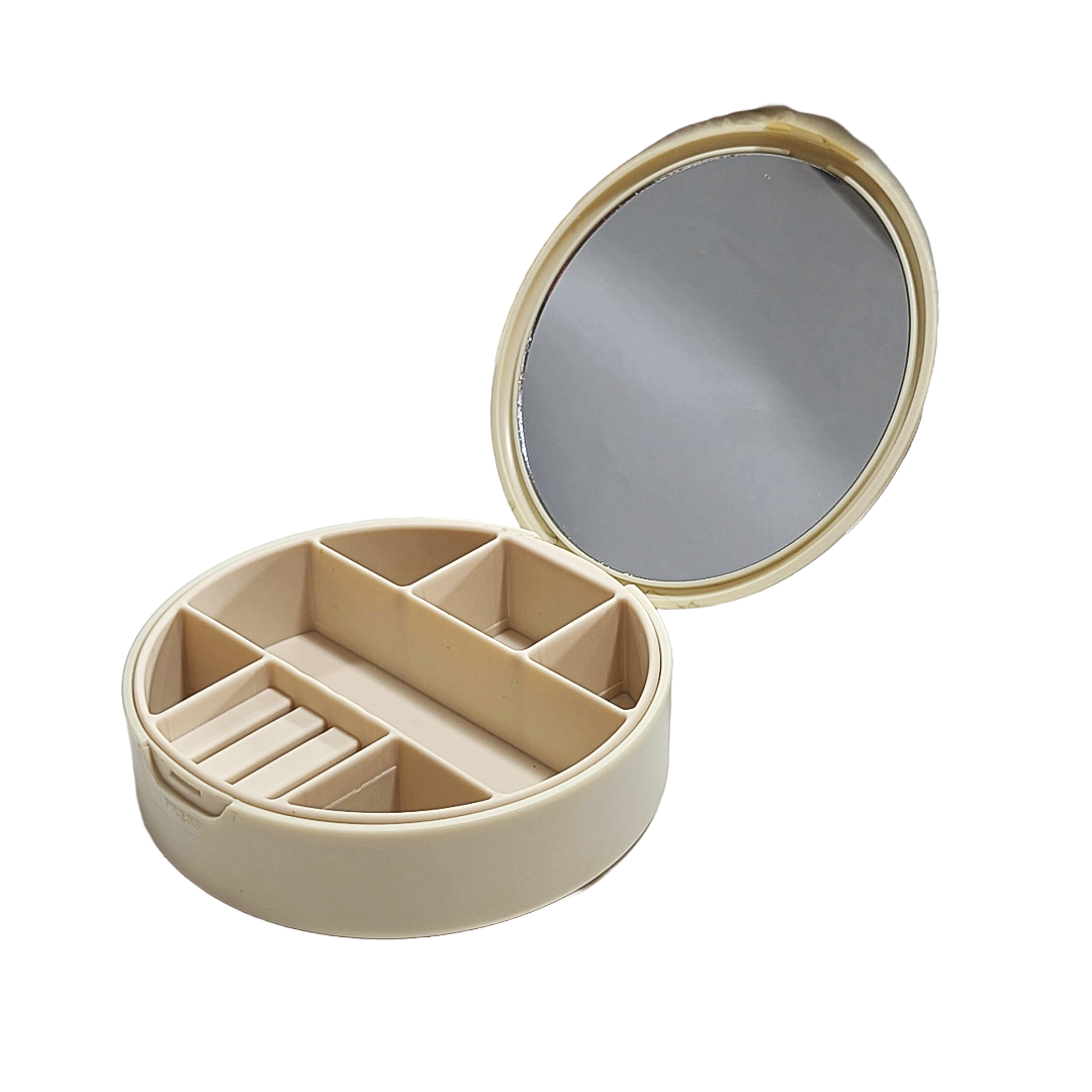 Multi Color Mini Jewelry Organizer With Mirror