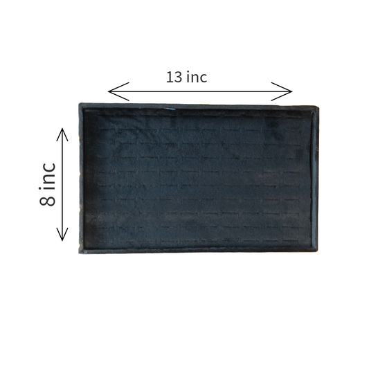 72 PIECES VELVET RING TRAYS