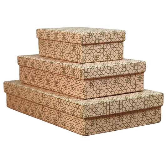 Top & Bottom Trio Boxes – 3-Piece Premium Gift Set