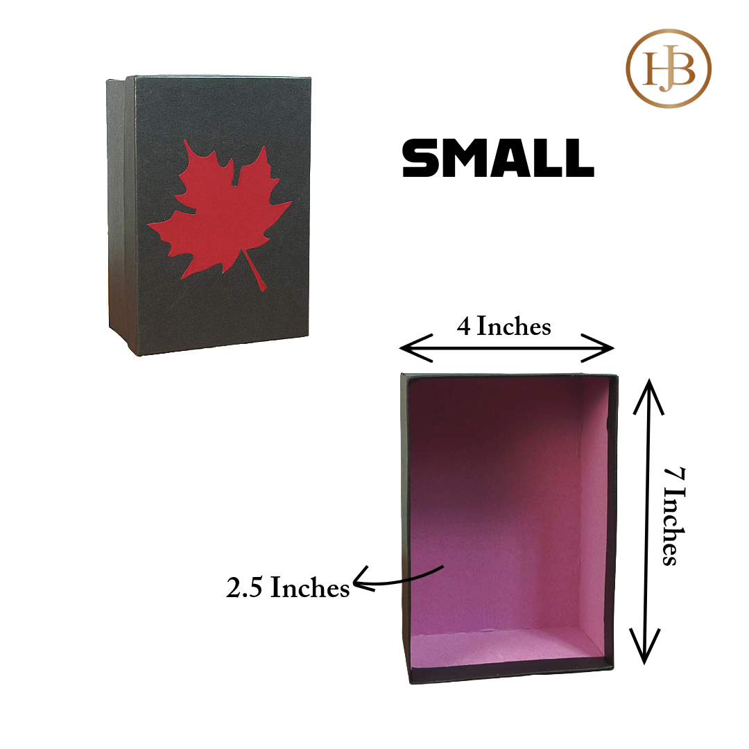 Top & Bottom Trio Boxes – 3-Piece Premium Leaf Gift Set