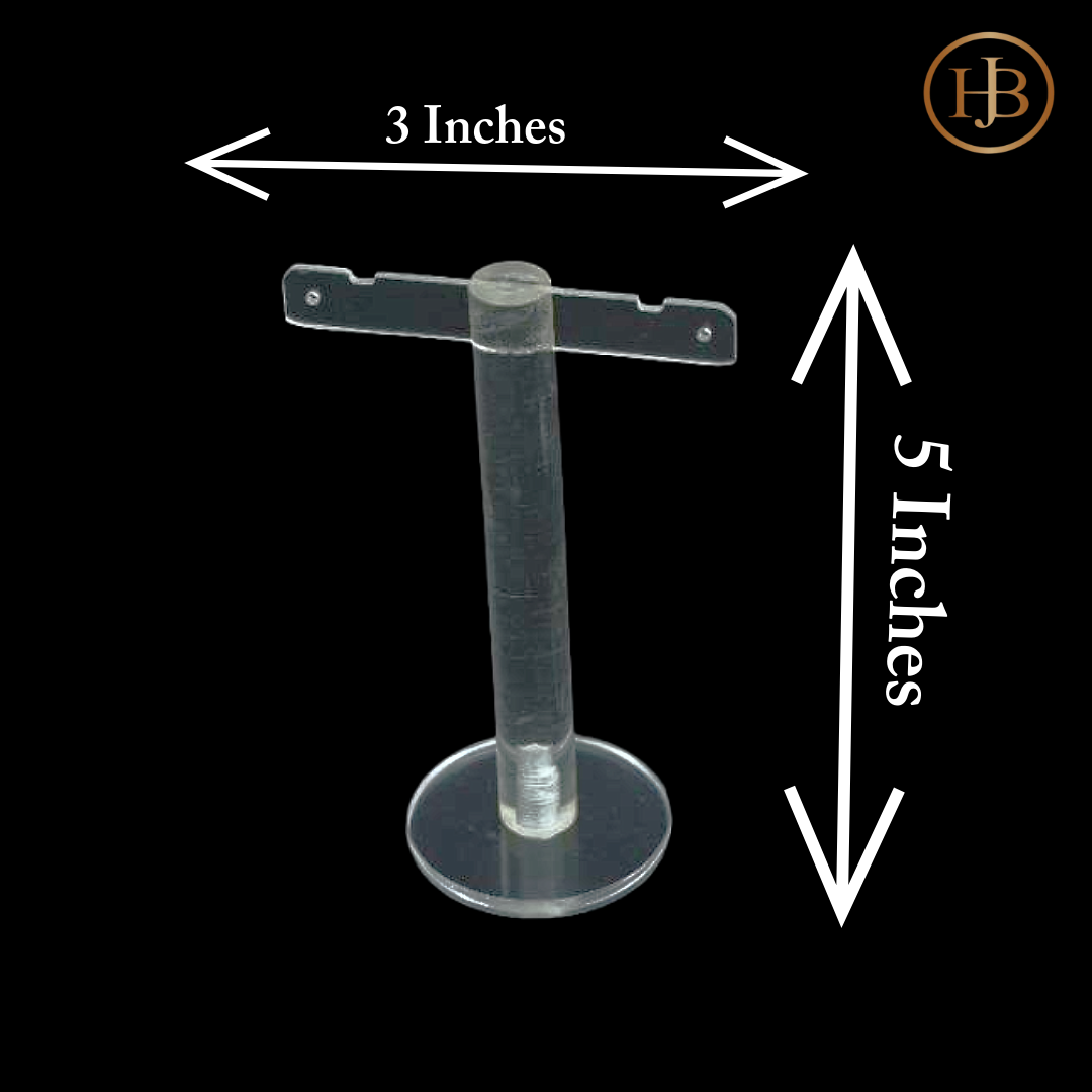 Acrylic T-Bar Earring Display Stands