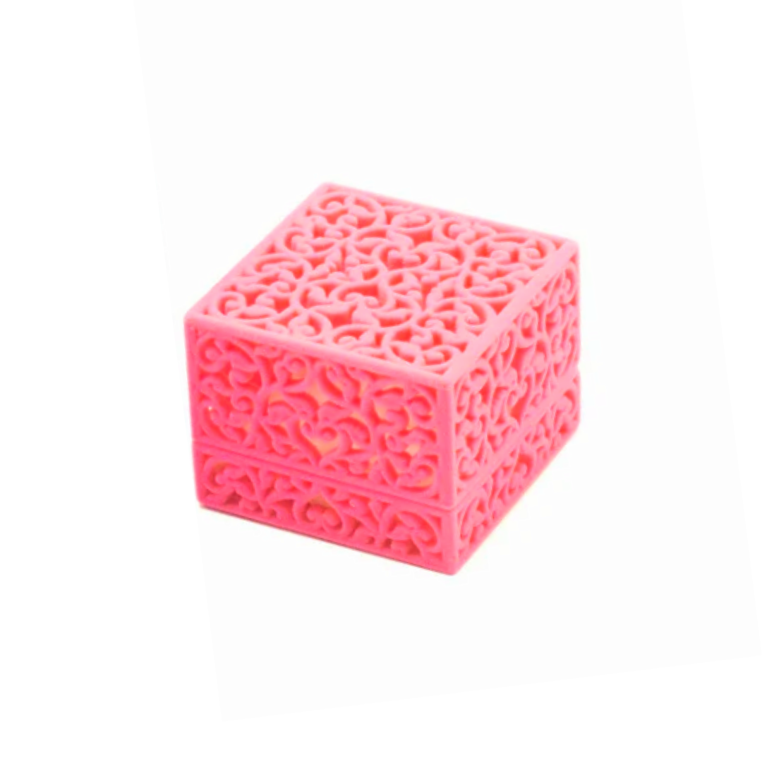 New Born Baby Velvet Vines Texture Ring Box
