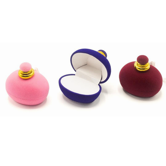 New Born Baby Velvet Bottle Ring Box