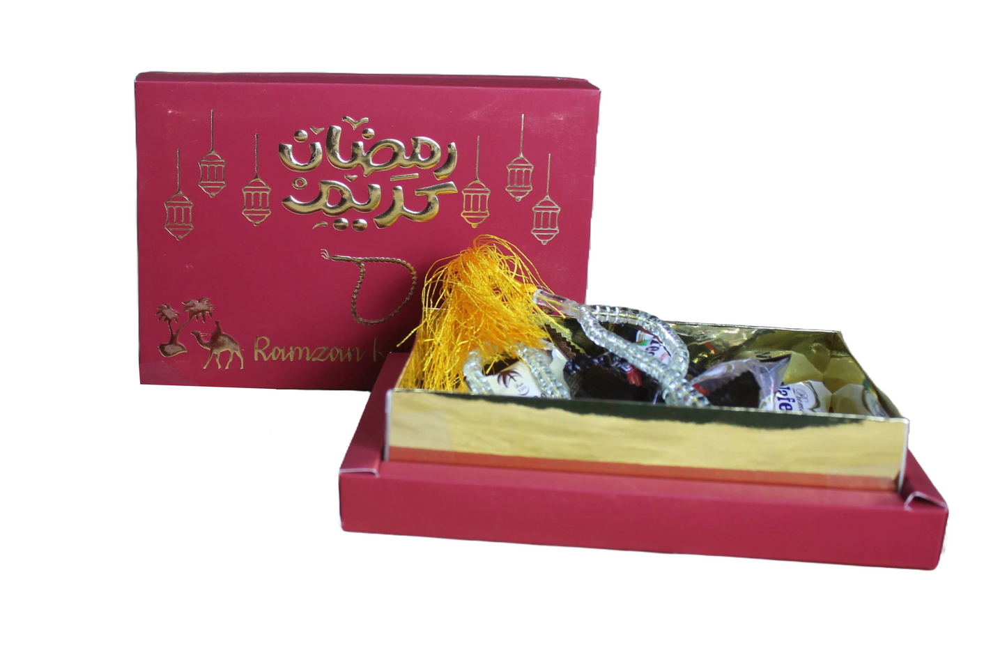 Premium Quality Ramzan Mubarak Print Gift Box (Box Only)