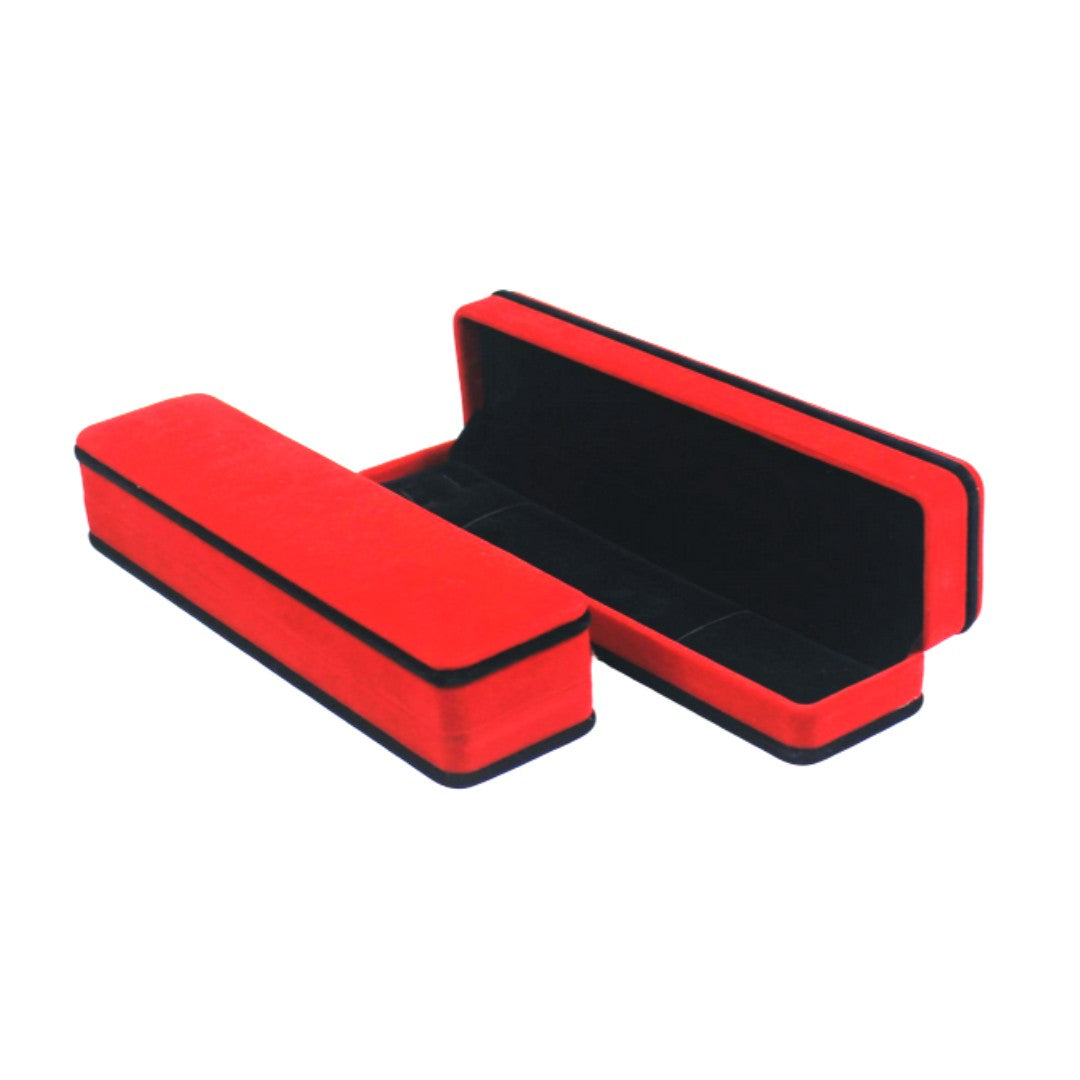 Leather & Velvet in Red & Black Jewelry Boxes