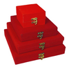 Ecnomical Red Velvet Jewelry Boxes