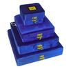 Gold Box Blue Velvet Jewelry Boxes