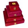 Gold Box Red Velvet Jewelry Boxes