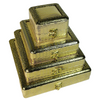 Golden Leathered Jewelry Boxes