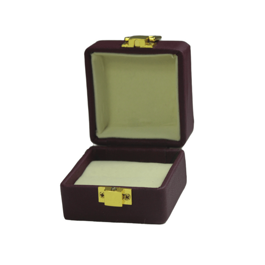 Leather & Velvet in Burgundy Jewelry Boxes