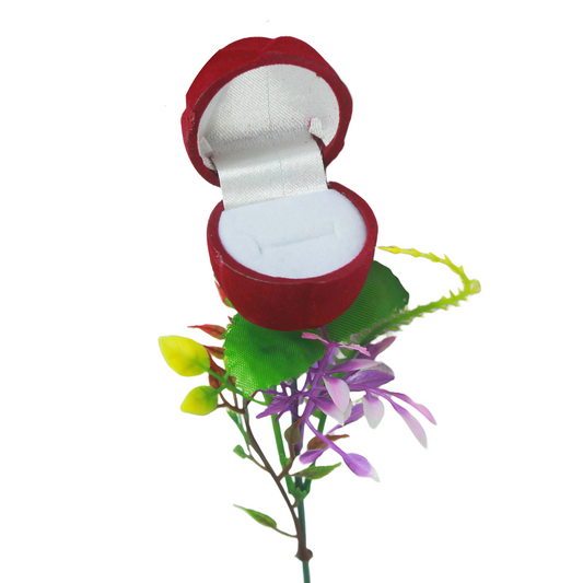 Forever Bloom – Rose Shaped Ring Box