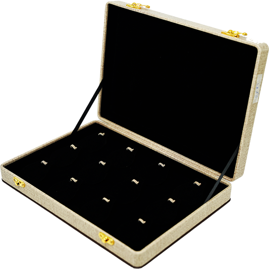 Brown Leatherette Stock Boxes