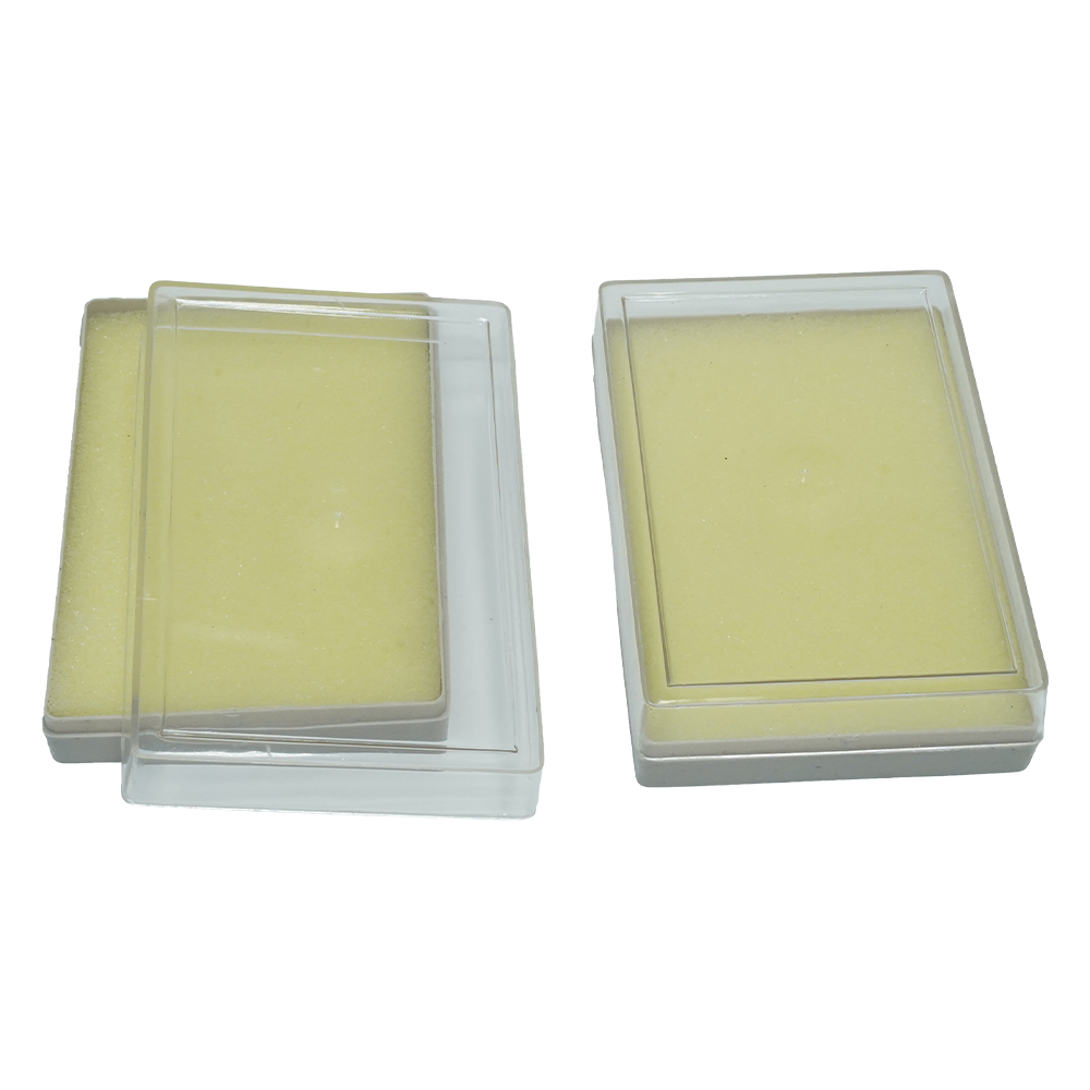 Crystal / Plastic Yellow Boxes