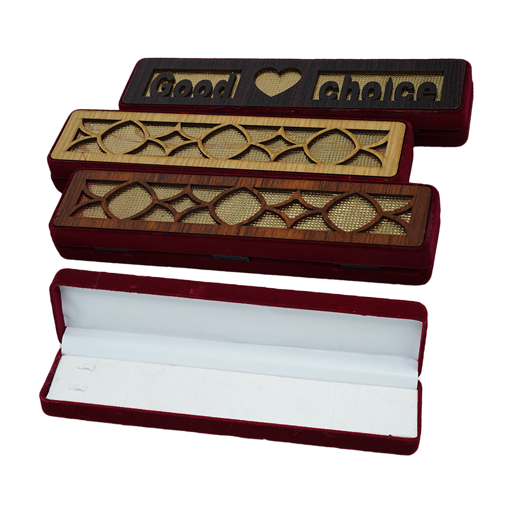 Three Color Multiple Designs Laser Chain / Bracelet Box