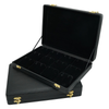 Black Leatherette Stock Boxes