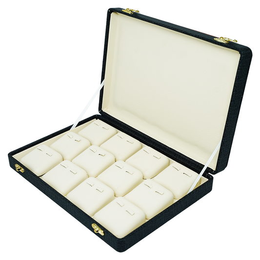 Brown & Grey Leather Stock Boxes