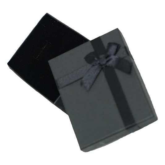 Black Cardboard Jewelry Boxes