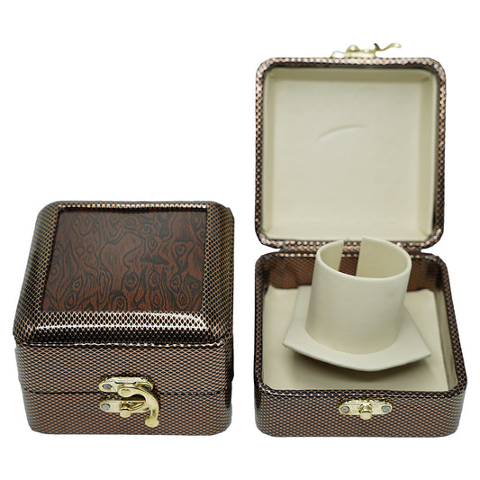 Brown Leathered Jewelry Boxes