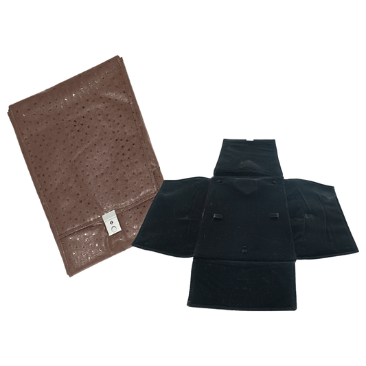 Black & Brown Pure Leather 14x10 Folder