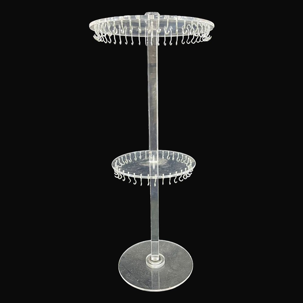 Black & White Crystal Umbrella Chain Display Stands
