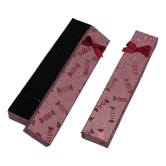 Glitter Multi Mix Color Cardboard Jewelry Boxes