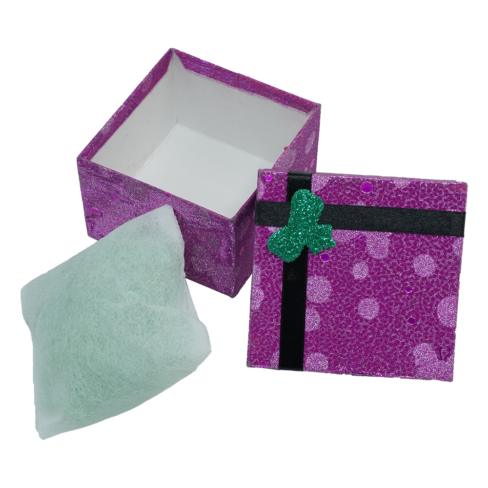 Glitter Multi Mix Color Cardboard Jewelry Boxes