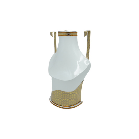 PATTENED GOLDEN & WHITE AMERICAN BUST