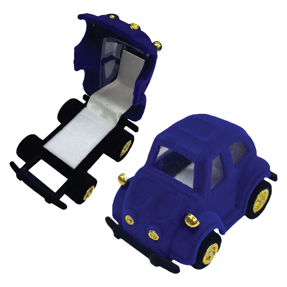 New Born Baby Velvet Car Ring Boxes