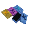 Glitter Multi Mix Color Cardboard Jewelry Boxes
