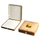 Gold Box Brown Velvet Jewelry Boxes