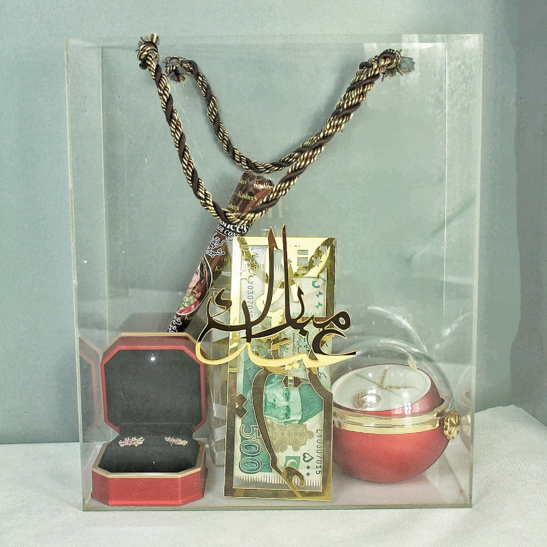 Beautiful Bag Shape Acrylic Box