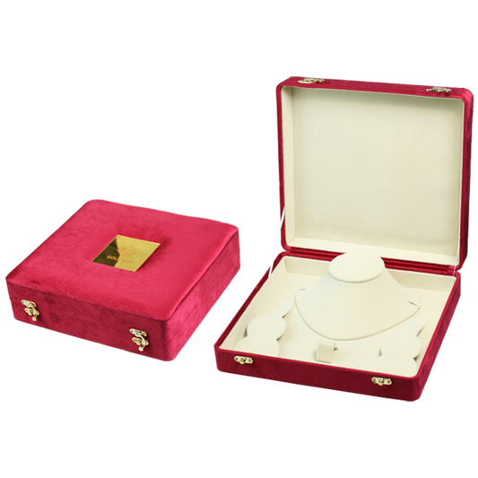 Gold Box Red Velvet Jewelry Boxes