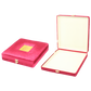 Gold Box Red Velvet Jewelry Boxes