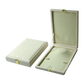 Textured Cream Leatherette Jewelry Boxes
